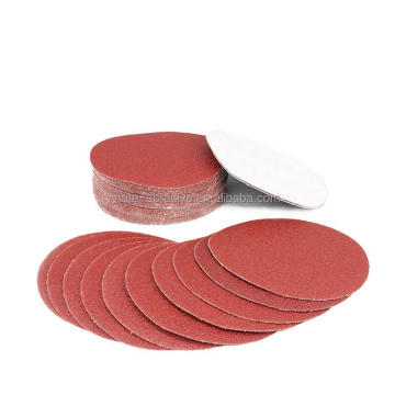 5Inch Red Sanding Paper Disc Furniture Polishing Disc